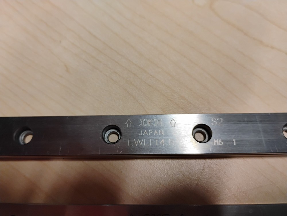 SET (2) IKO LWF14 Linear Rails (210 mm)