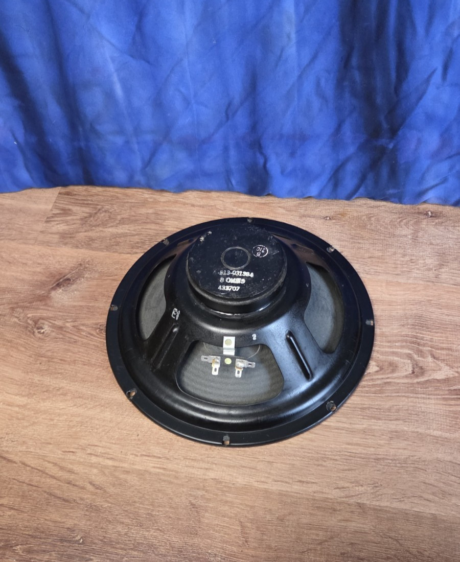 Vintage Ceramic speaker 10"Cleveland 8 Ohm Rib Cone Jensen Era Tube Amp Guitar