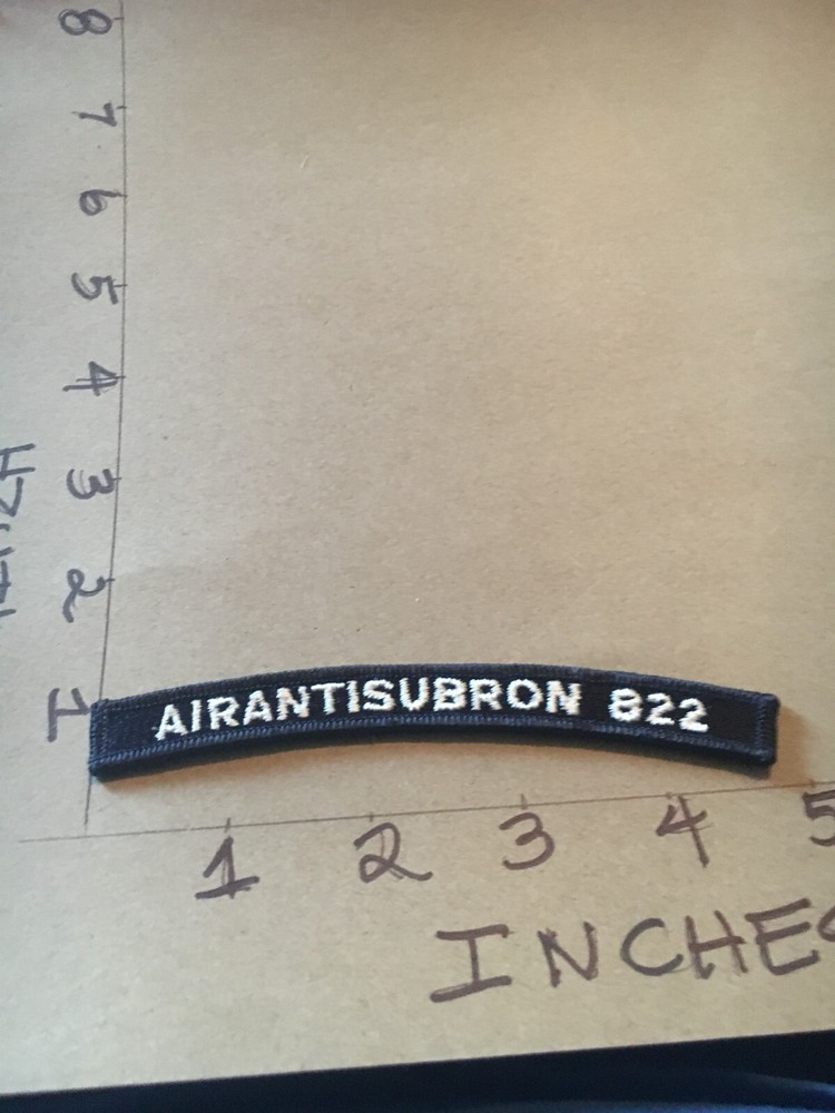 US NAVY SHOULDER STRIP TAB rocker Patch Airantisubron 822