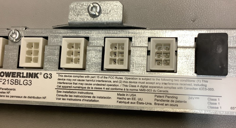 NEW SQUARE D G3 NF21SBLG3 LEFT PANEL-BOARD 21 Control Circuits (M2)