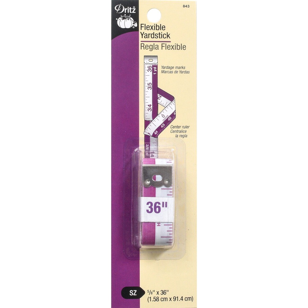 Dritz Flexible Yardstick 5/8"X36"- , 843