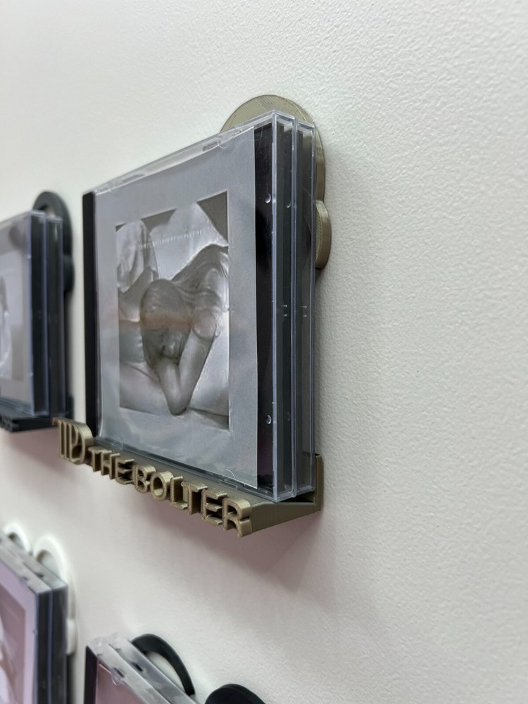T Swift Inspired CD Wall Mount - "The Bolter" double disk TTPD