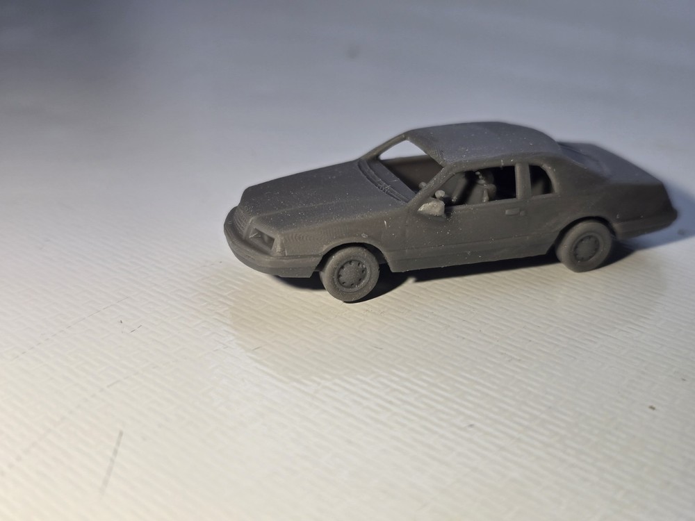 Ho Scale 1983 Ford Thunderbird Undecorated Kit 3d Printed