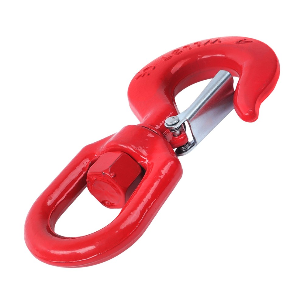 3 Ton 5/8" Locking Swivel Hook Grade 80 Lifting Hook Rigging with Latch