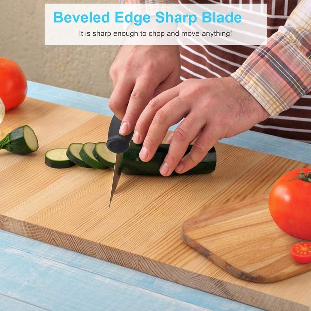 6-Inch Professional Bench Scraper with Comfortable Grip for Baking & Cooking