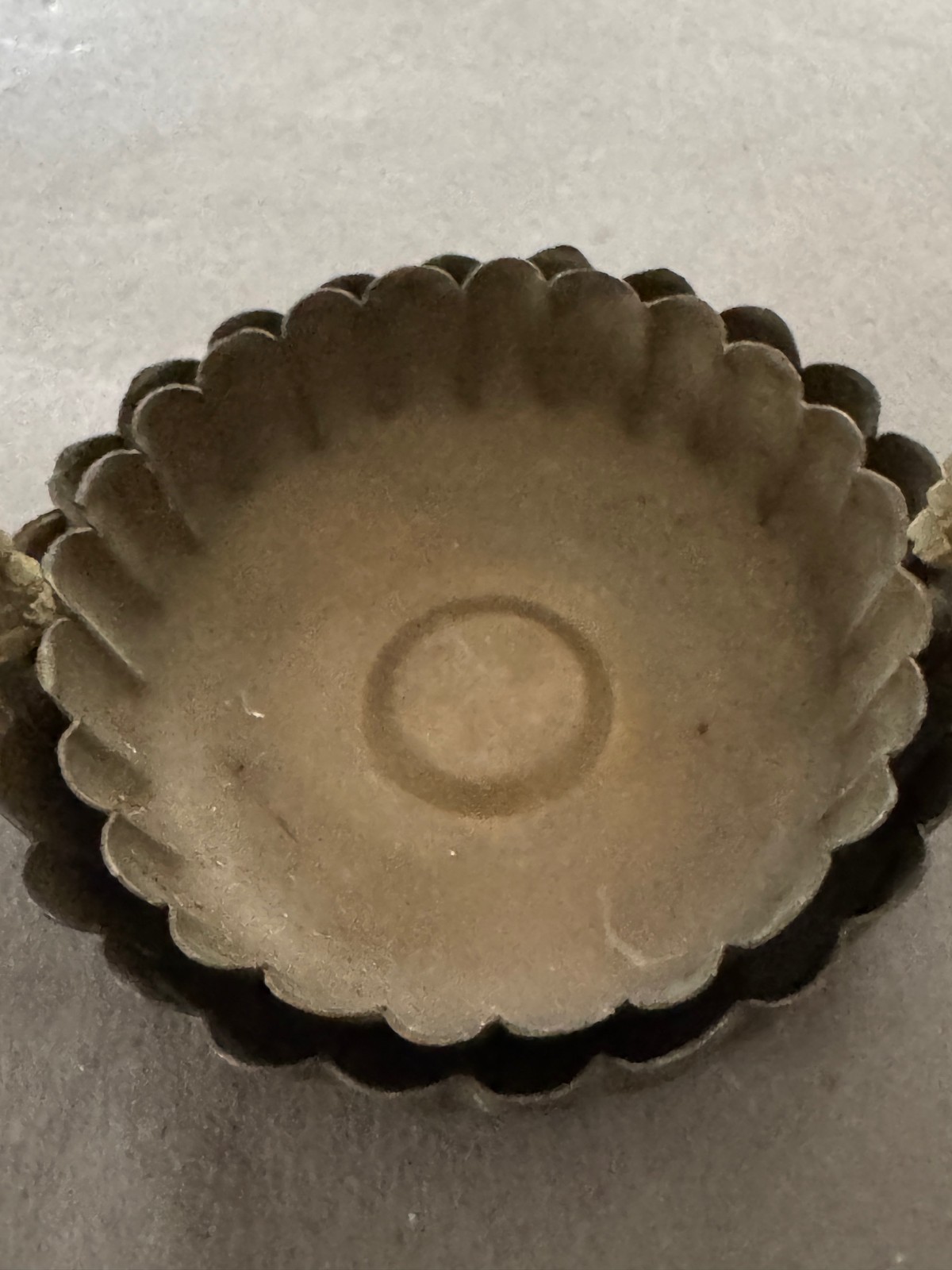 BUDDHIST BRASS METAL FLOWER ARCH ALTAR FITTING INCENSE BURNER LANTERN BUTSUGU