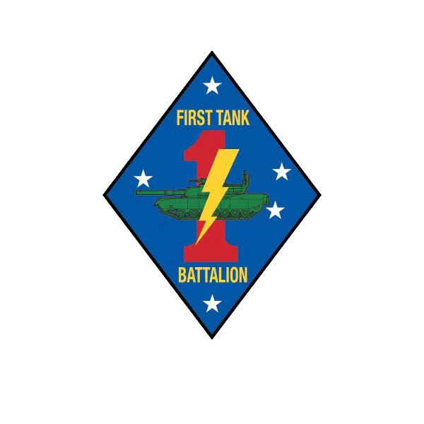 1st Tank Battalion Sticker Decal