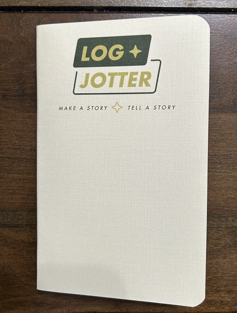 Log + Jotter Dot Graph Notebook “ Snow ” Dec 2023