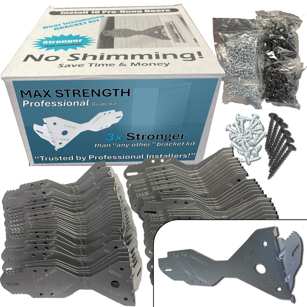 EXPR® Premium Door Install Kit - Max Strength (Secures Both Sides) |...