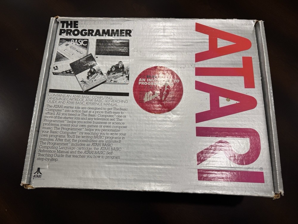 Box & Manuals -  Atari The Programmer 400 /800 Computer System (Empty Box)