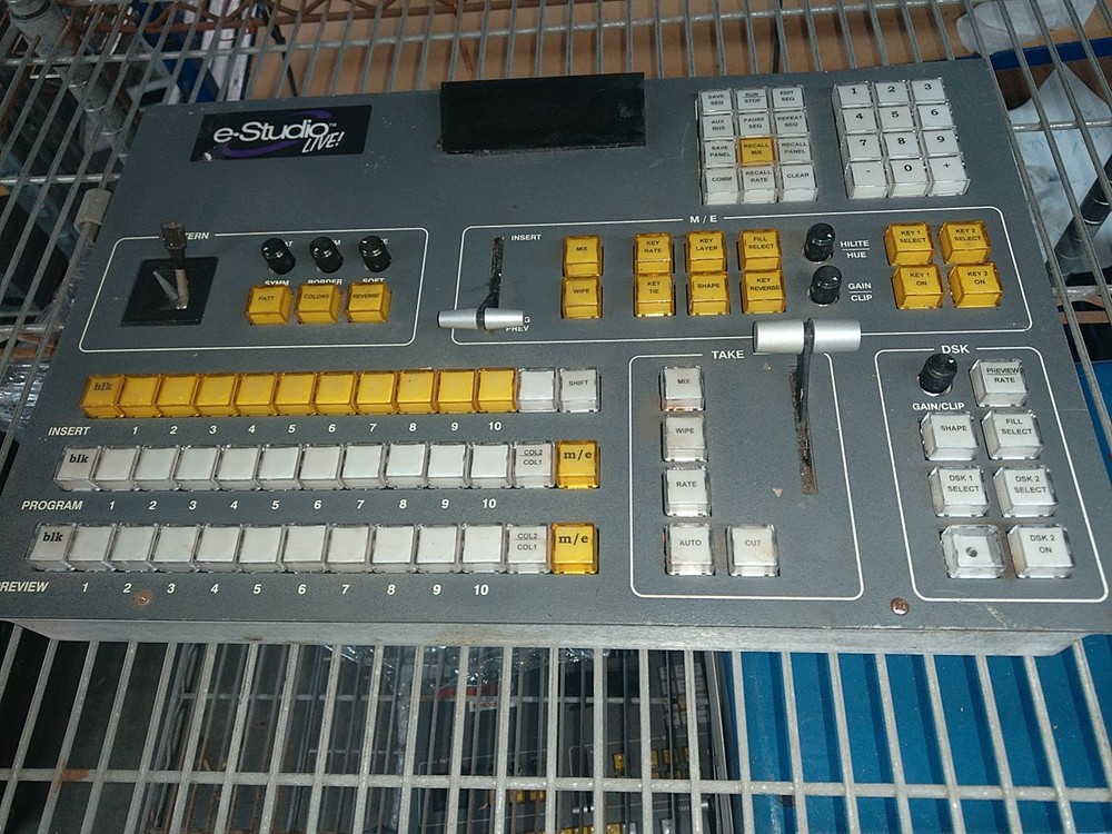 Echolab DVS E-Studio Live Video Switcher  Controller panel