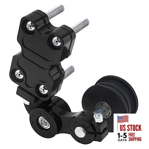 Windance Adjuster Chain Tensioner for Motorcycle Chopper ATV () Black