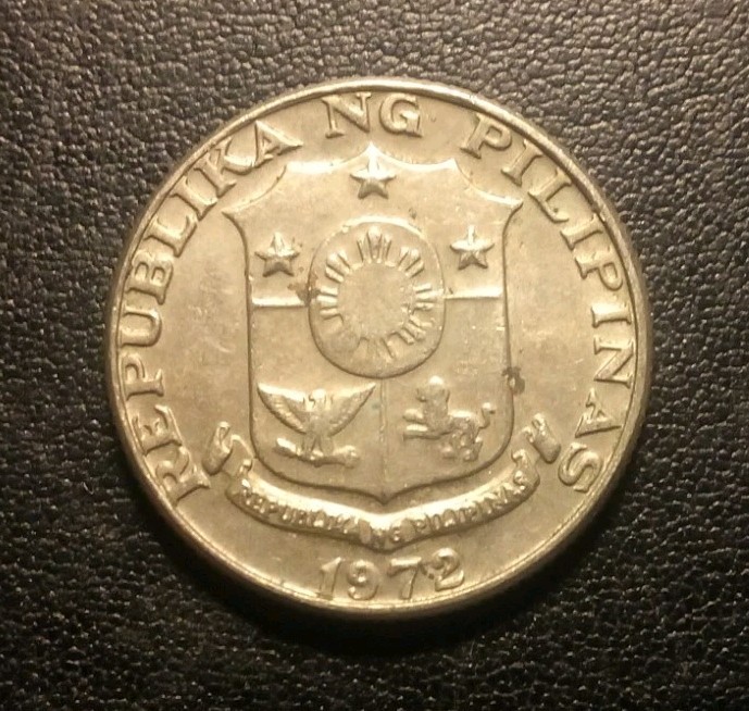 1972 Philippines 25 Sentimos Coin
