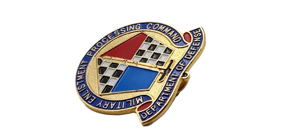 DOD Military Enlistment Processing Command Lapel Pin 257600--[H]