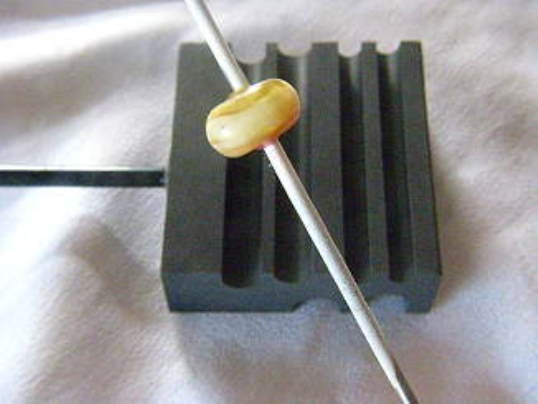 Devardi Glass Graphite Marver~ DONUT BEAD ROLLER/SHAPER, Lampwork Bead Making