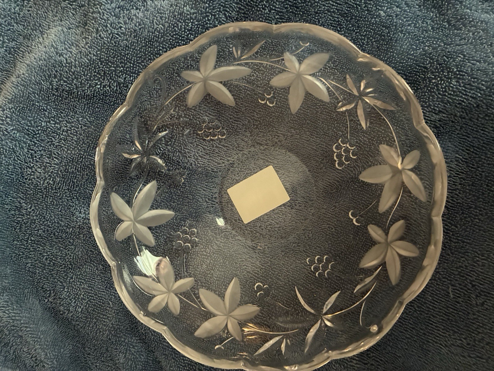 Mikasa Garden Terrace 8.5 Inch Crystal Bowl