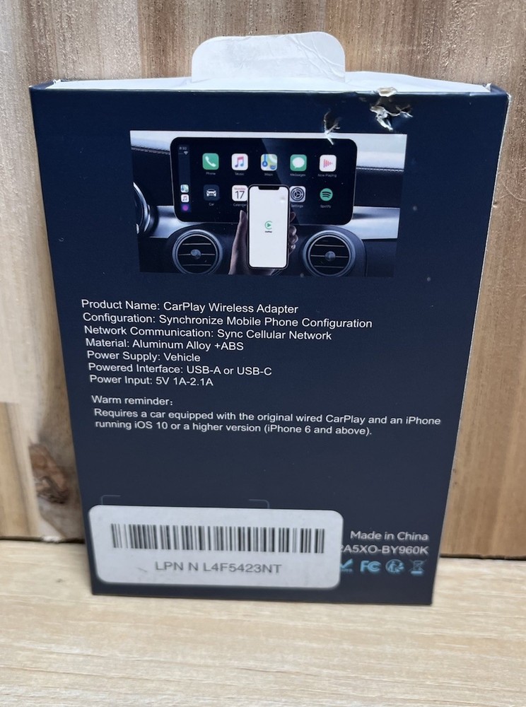 Wireless Car Play Adapter BY960H