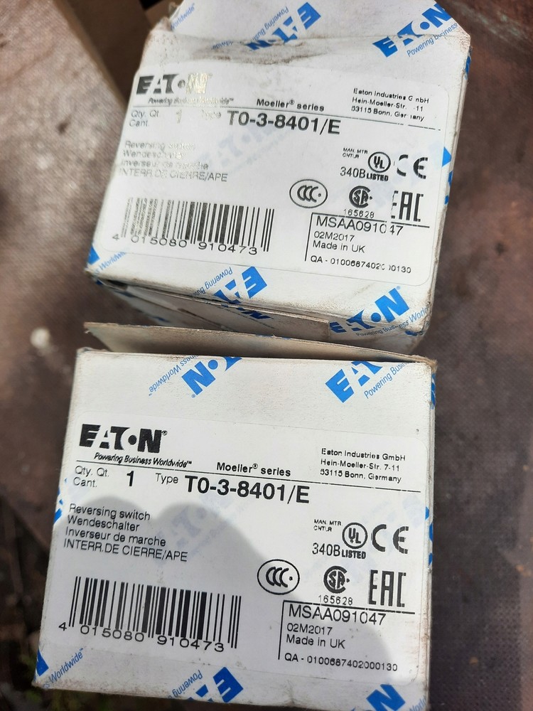 Eaton TO-3-8401/E Cam Switch - High Performance Rotary Switch