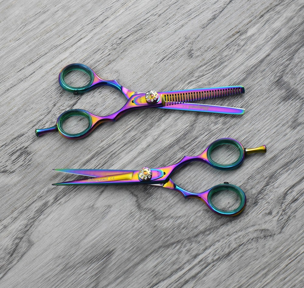 5.5" MULTI Professional Barber Shears Hairdressing Cutting Thinning Scissors