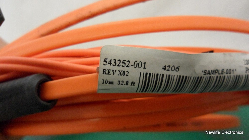 HP 543252-001 10m (32.8 ft.) Fiber Optic Short Wave Multimode Interface Cable