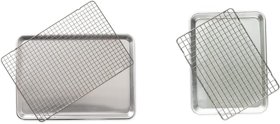 Half Sheet W/ Grid & Quarter Sheet W/ Grid 2 Piece Set)