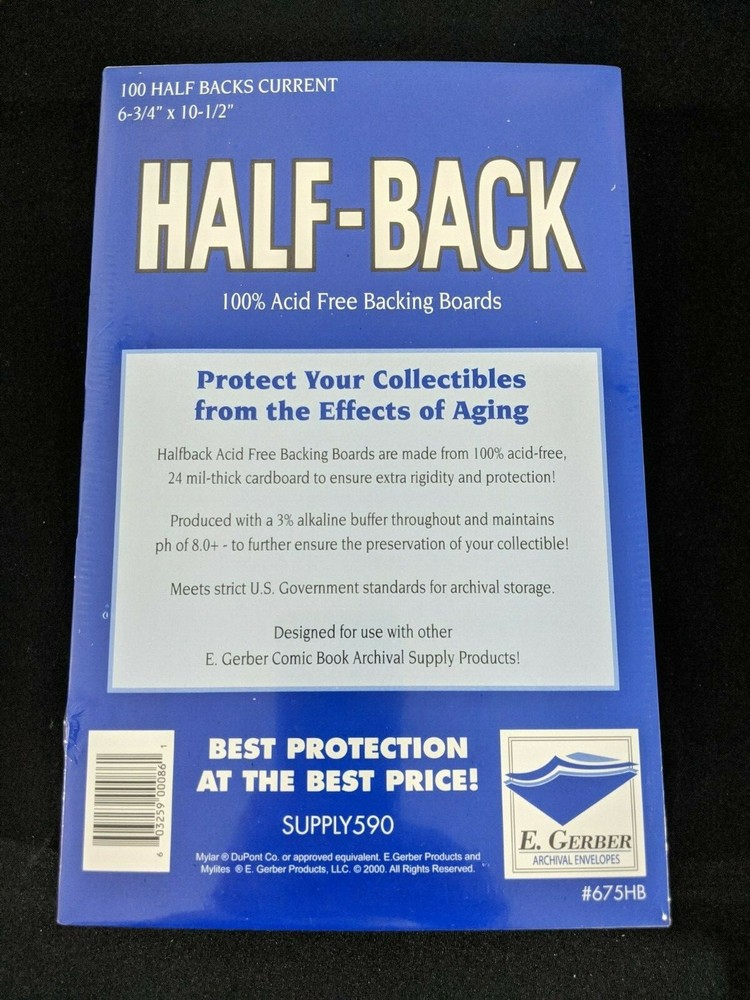 100 E. Gerber Mylites 4 & Half Backs Set -Current Modern Age Comic 700M4 675HB