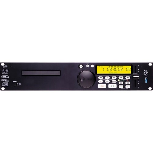 Stanton C.402 2U Rackmount DJ CD/MP3 Player w/ Pitch Control & Seamless Loop