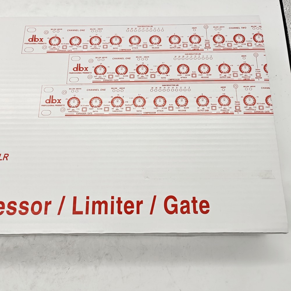 DBX 166XL Compressor Limiter/Gate Effects DSP Processor US Stock