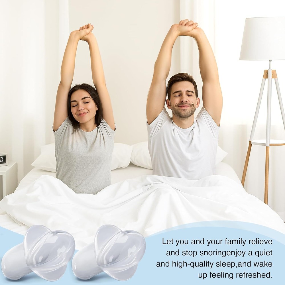 2Pcs Anti Snoring Device Sleep Snoring Solution Reusable Snore Solution Stopper
