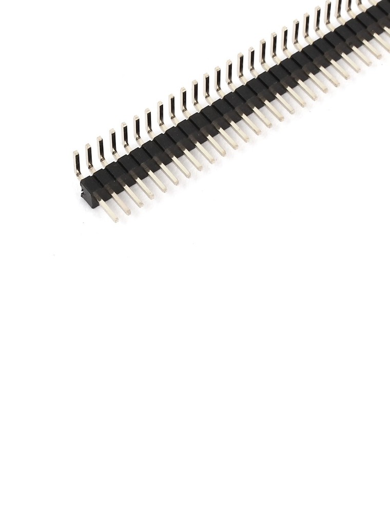 20pcs 50 Position 1.27mm Pitch Single Row Right Angle Header Connector