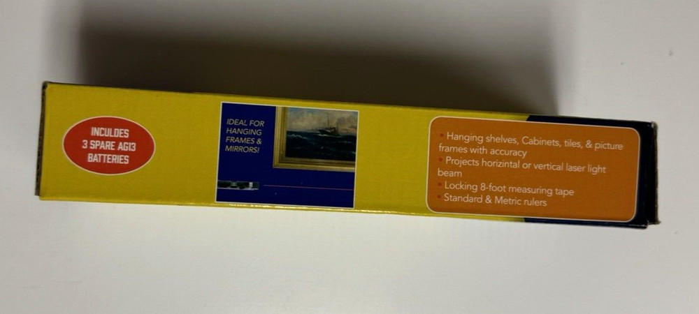 Amtex Multi Purpose Level Laser With 8ft Measuring Tape