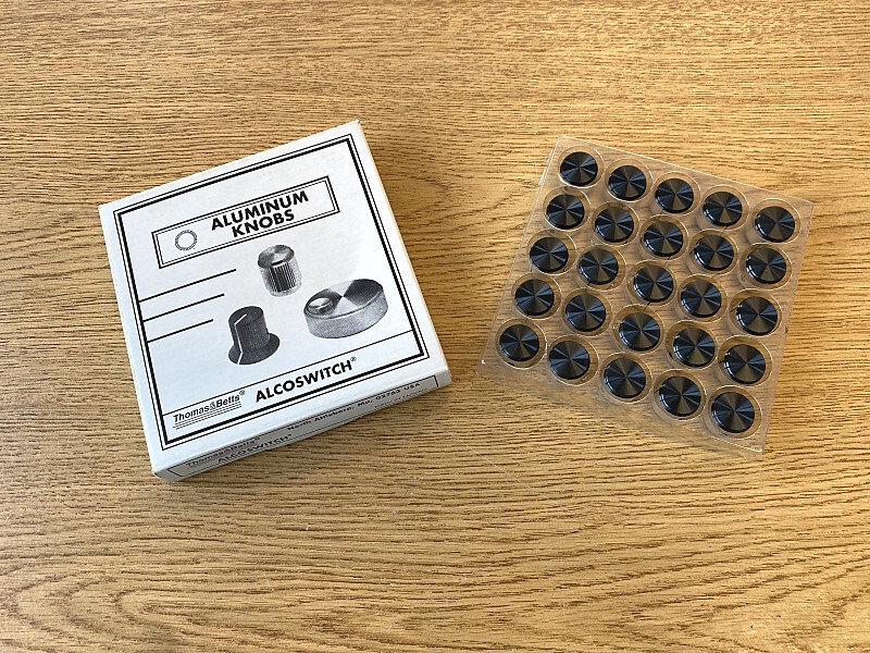 Alcoswitch KN700AB1/4 Two Tone Solid Aluminum Knob