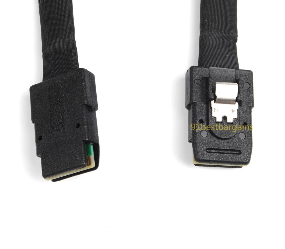 2x Mini SAS SFF8087 to SFF8087 Cable Breakout Data Splitter Internal Cable 100cm