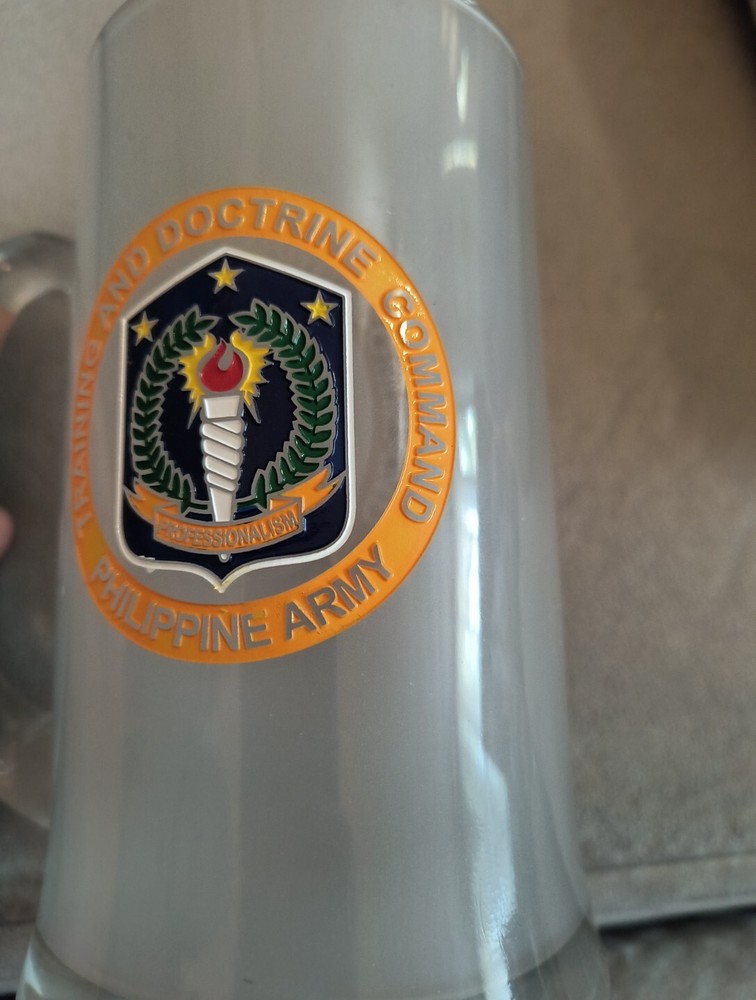 Philippine Army Training And Doctrine Command Beer Mug