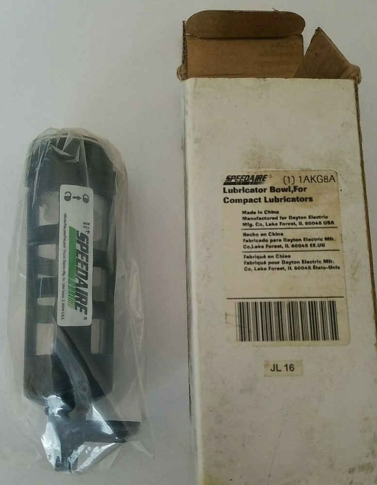 Speedaire 1AKG8A Lubricator Bowl, For Compact Lubricators