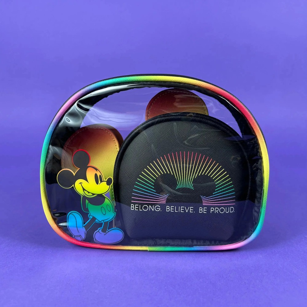 Disney Mickey Rainbow Stackable Cosmetics Bags