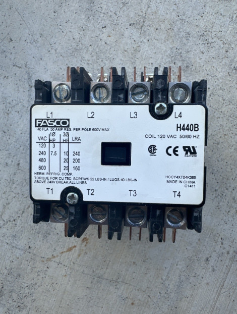 Fasco Definite Purpose Contactor H440B