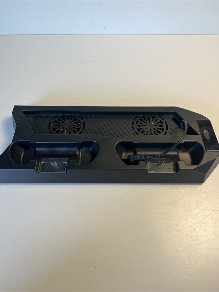 PS4 Vertical Stand Cooling Fan w/ Dual Controller Charging Dock & USB Hub