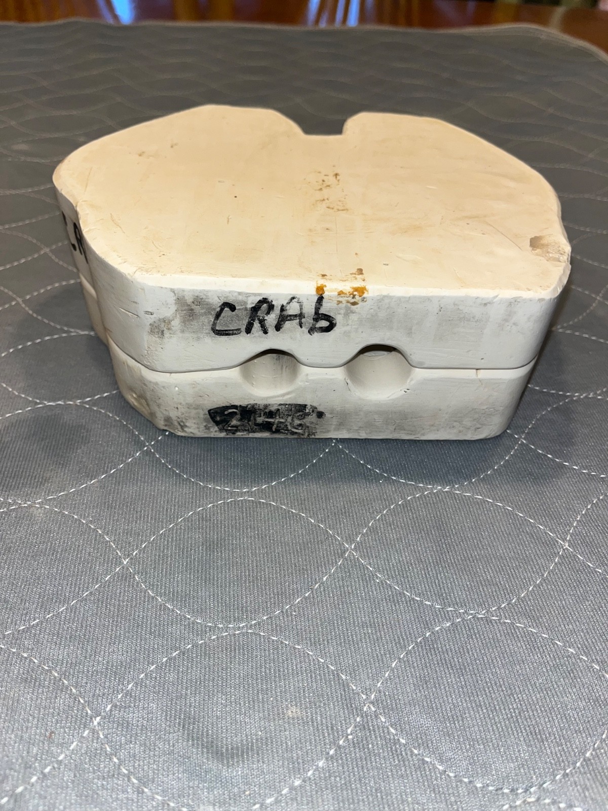 Vintage Ceramic Slip Casting Mold Of Realistic Crab Nowell’s mold 2148