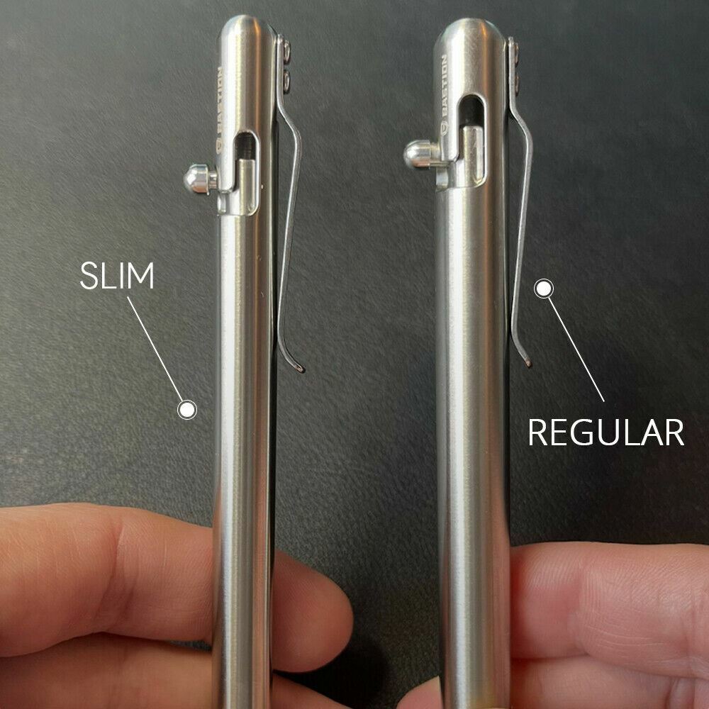 BASTION BOLT ACTION PEN ALUMINUM RED Metal Slim Body Luxury EDC Ballpoint Pens