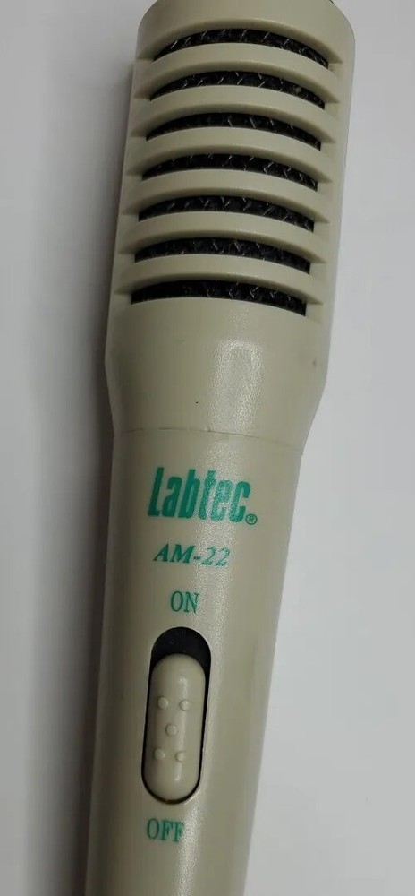 Labtec AM-22 Microphone 3.55mm Jack Connector Mic For Recording
