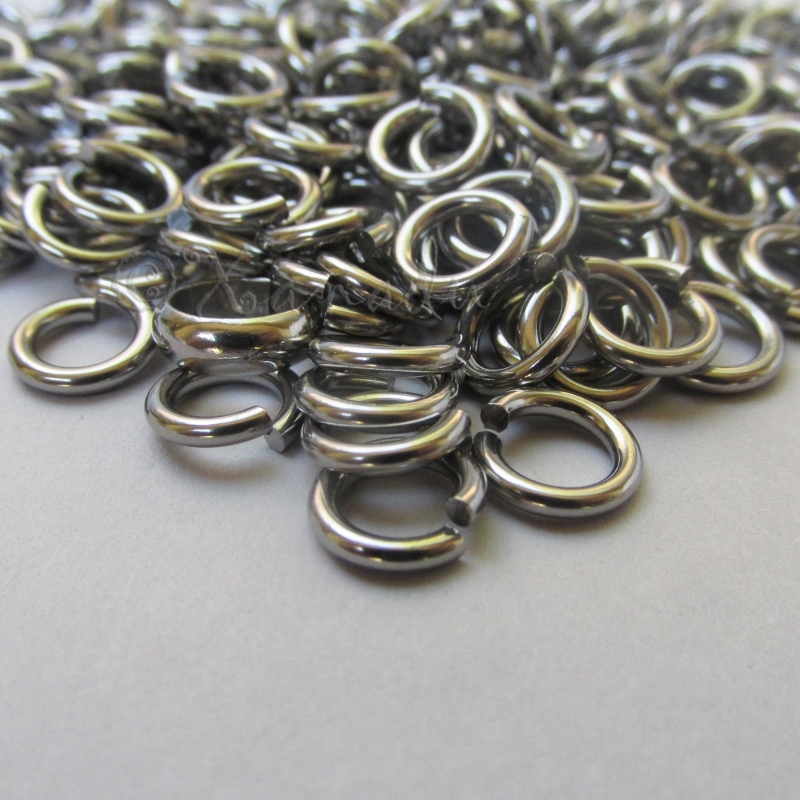 Jump Rings 7mm - 50/100/200 Stainless Steel 16 Gauge Open Jump Rings F8879