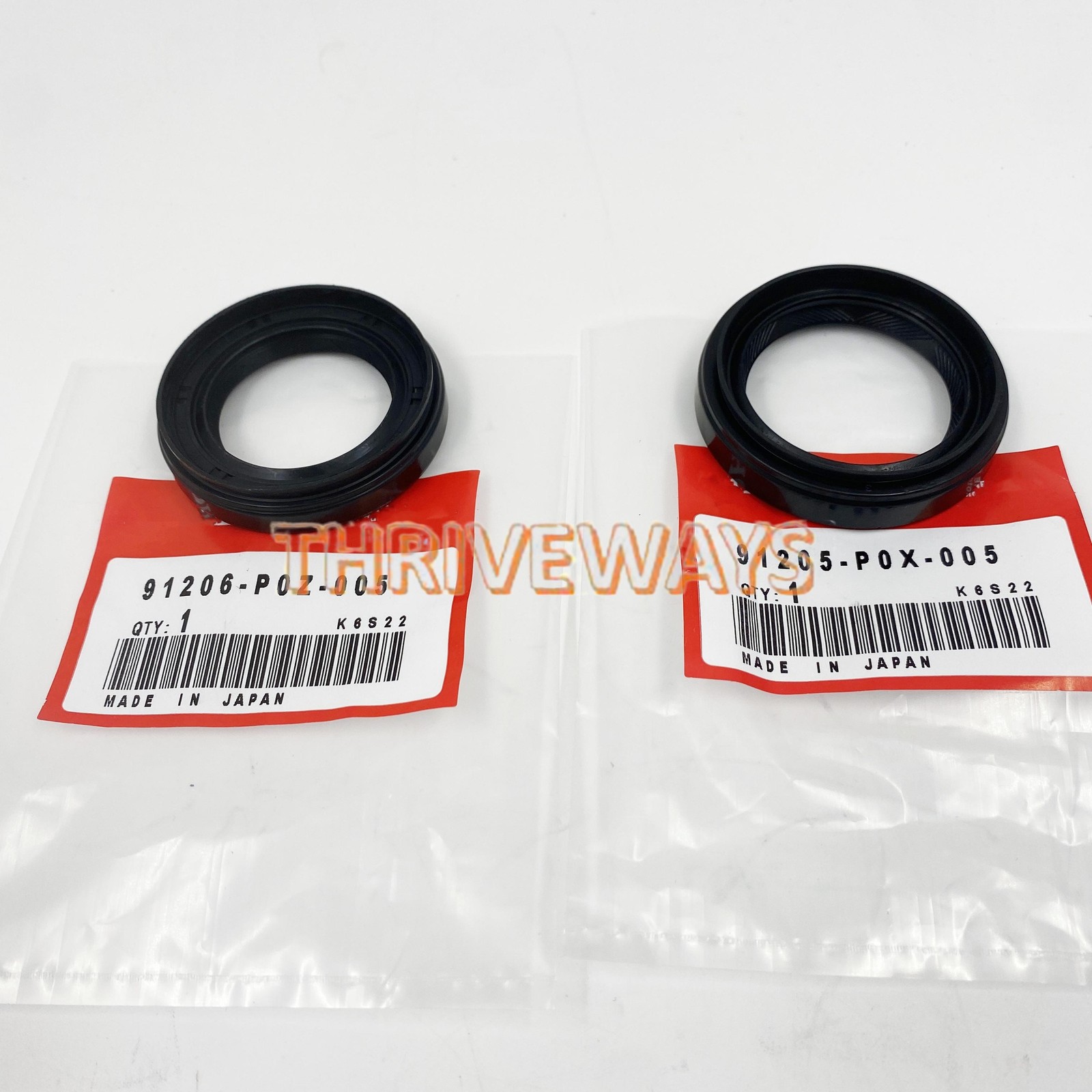 OEM! Left＆Right Side Drive Axle Seal Set for Acura Honda 91206P0Z005 91205P0X005