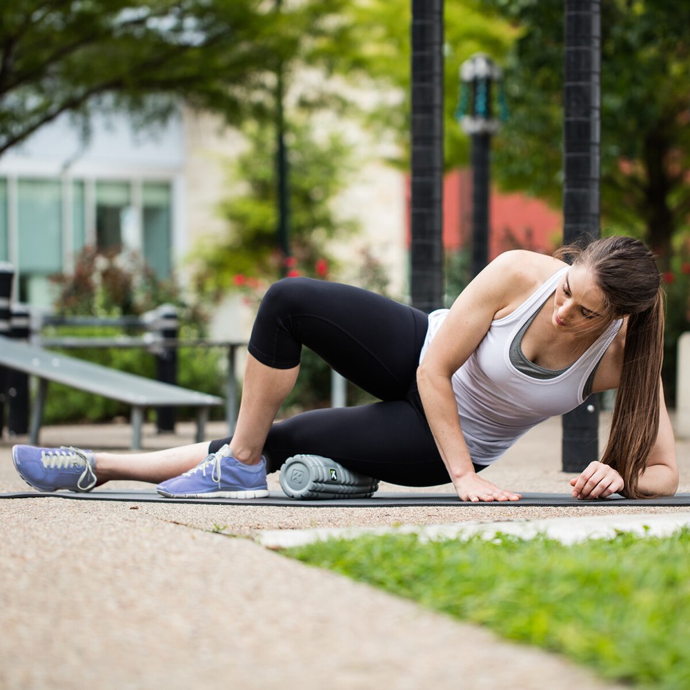 Trigger Point Performance 12" Solid Core Foam Roller - Gray