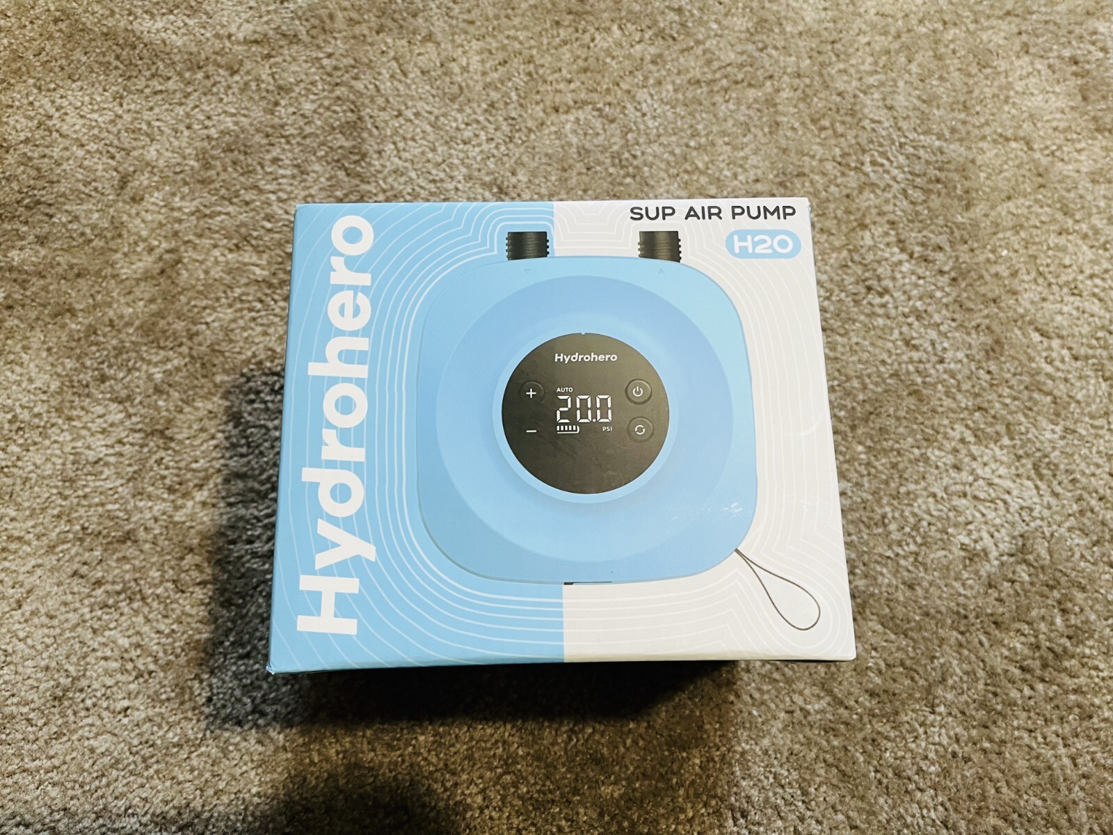 Hydrohero 20PSI Electric SUP Air Pump | Inflator for Paddle Board, boat, kayak