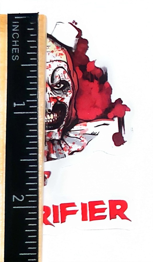 Art The Clown Terrifier Horror Water Resistant Sticker