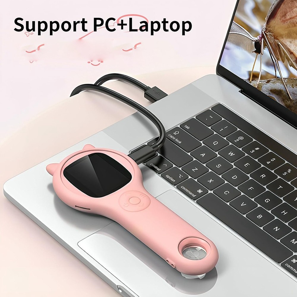 Microscope for Kids - Portable Handheld Magnifying Glass Digital Microscope3544