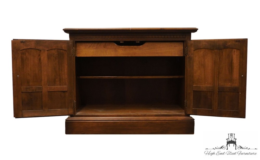 ETHAN ALLEN Classic Manor Solid Maple 63" Flip-Top Server Buffet 15-6015
