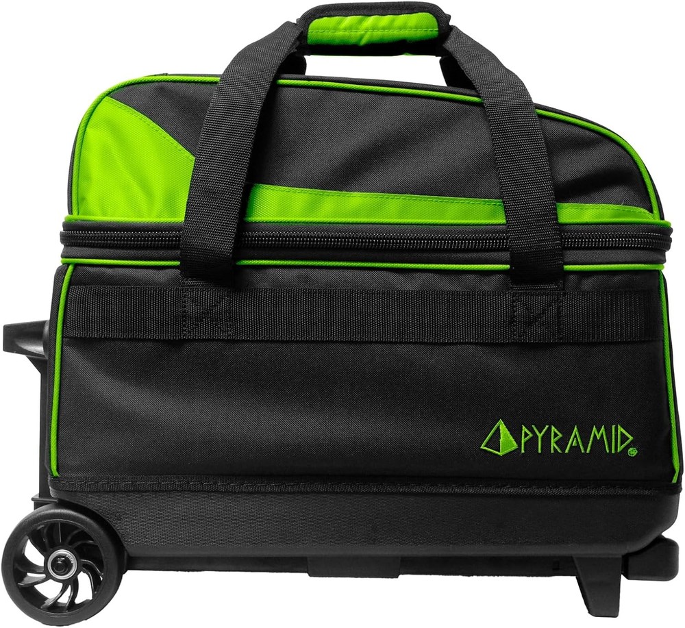 Prime Double Roller 2 Ball Bowling Bag with Large Separate Compartment for Bowli