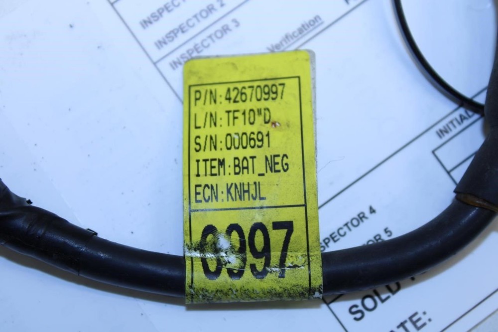 2016-2019 Buick Encore 1.4L Negative Battery Cable w/ Current Sensor 42670997
